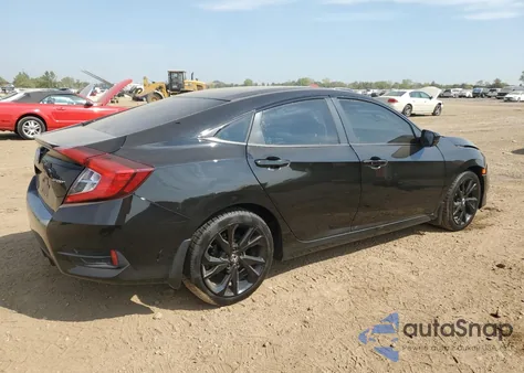 2021 Honda Civic Sport z USA, uszkodzony, nr VIN 2HGFC2F87MH532648